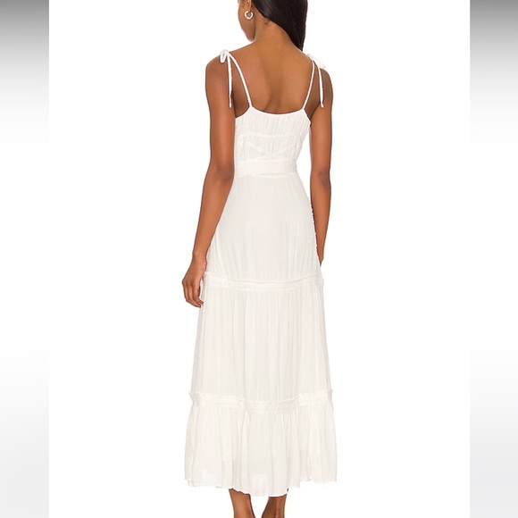 NEW Paige Inesa Midi Dress - White - Picture 3 of 10